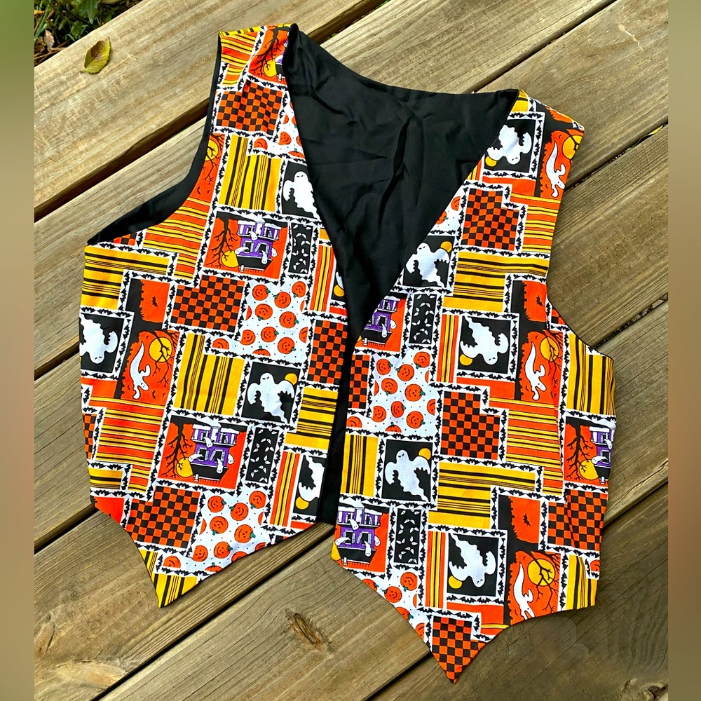 Vintage handmade Halloween vest